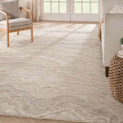 Nourison Home Graceful  Beige  Contemporary