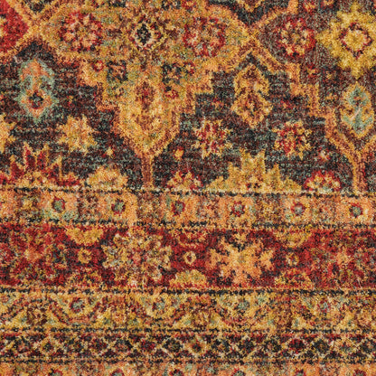 Nourison Home Jewel  Blue Red  Traditional
