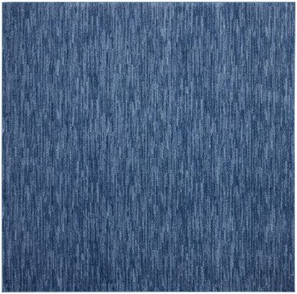 Nourison Home Nourison Essentials NRE01 Navy Blue Contemporary Power-loomed Rug
