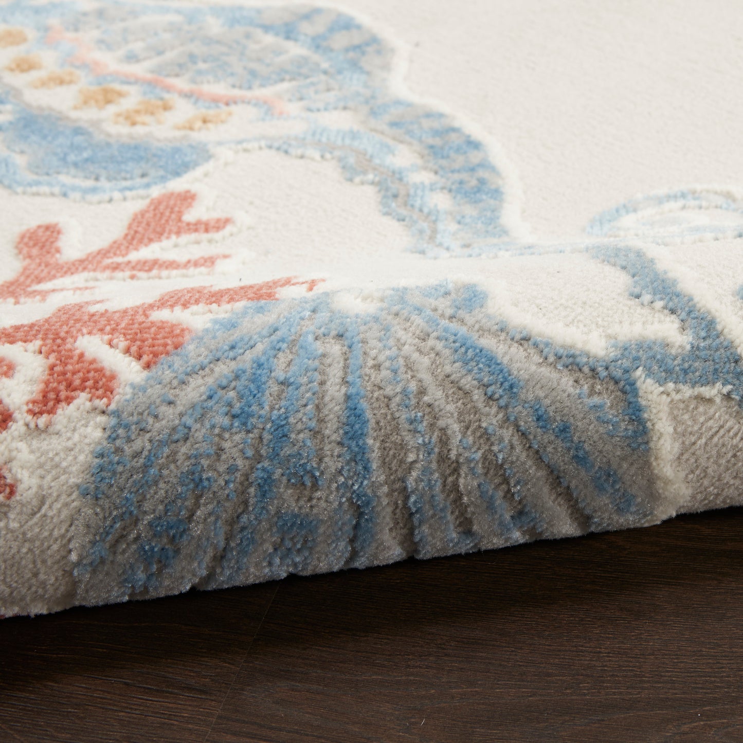 Nourison Home Seaside  Ivory Multicolor  Contemporary