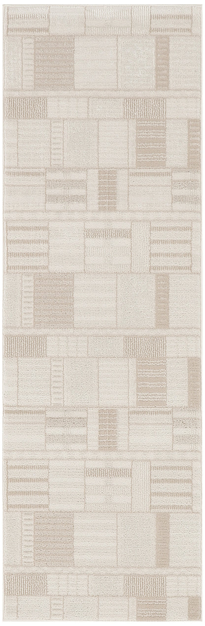 Nourison Home Nordic NRC04 Ivory Beige Contemporary Power-loomed Rug