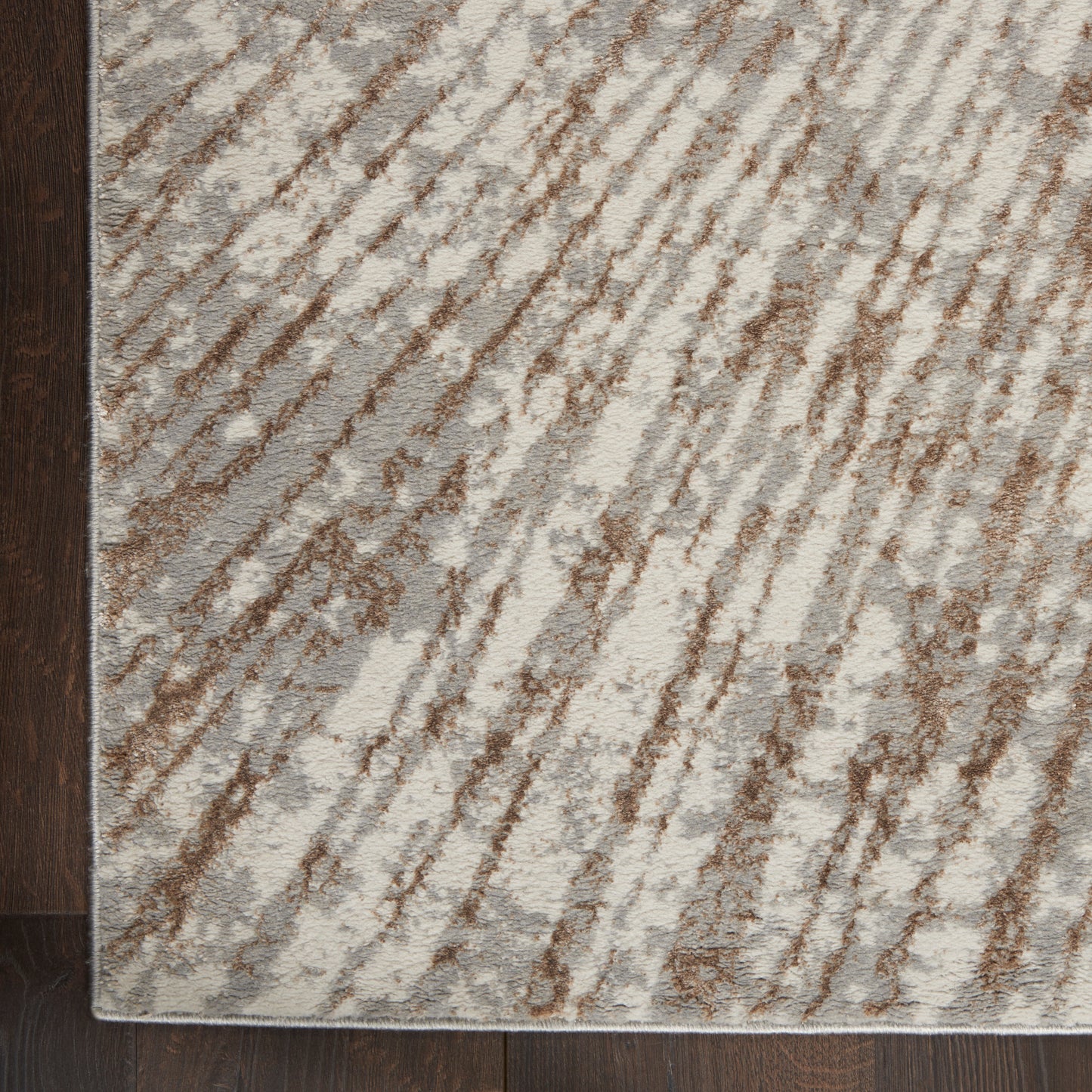 Nourison Home Glow  Grey Mocha  Contemporary