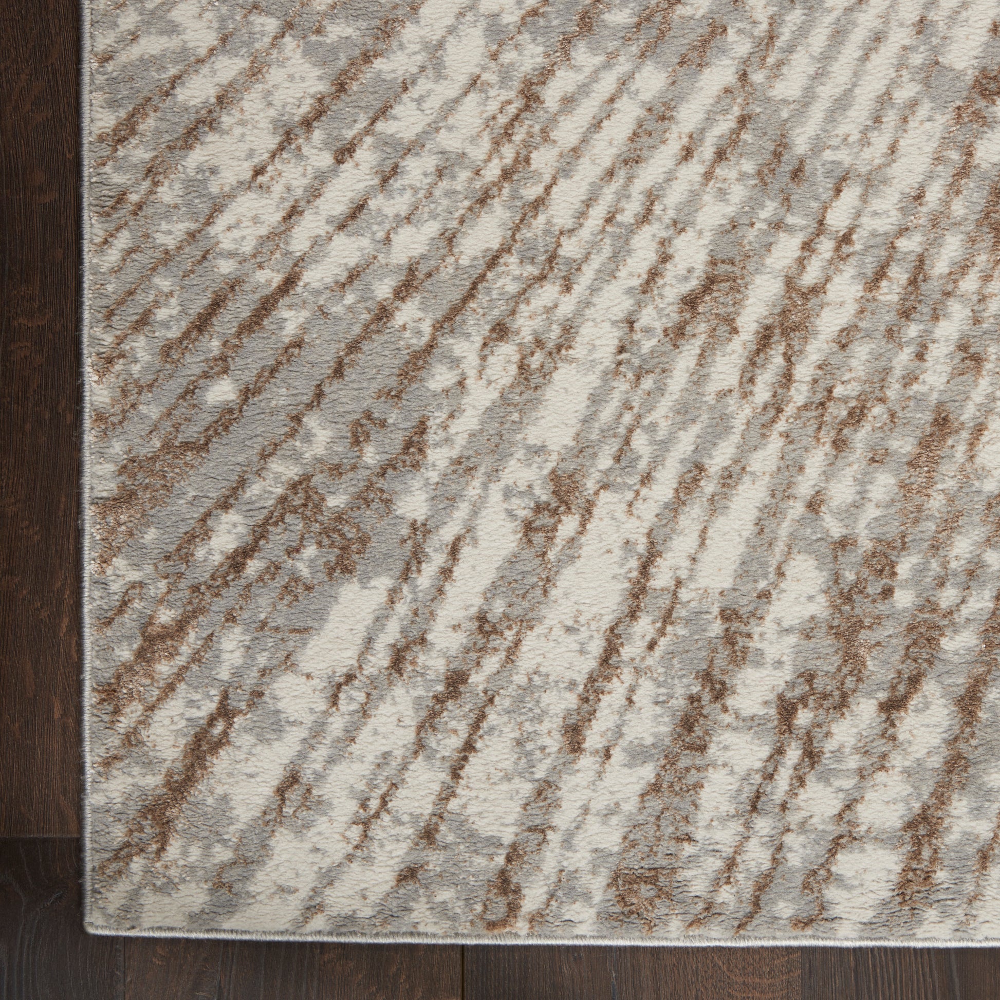 Nourison Home Glow  Grey Mocha  Contemporary