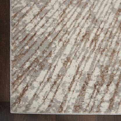 Nourison Home Glow  Grey Mocha  Contemporary