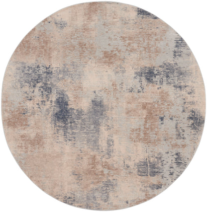 Nourison Home Rustic Textures RUS02 Beige Grey Contemporary Power-loomed Rugs
