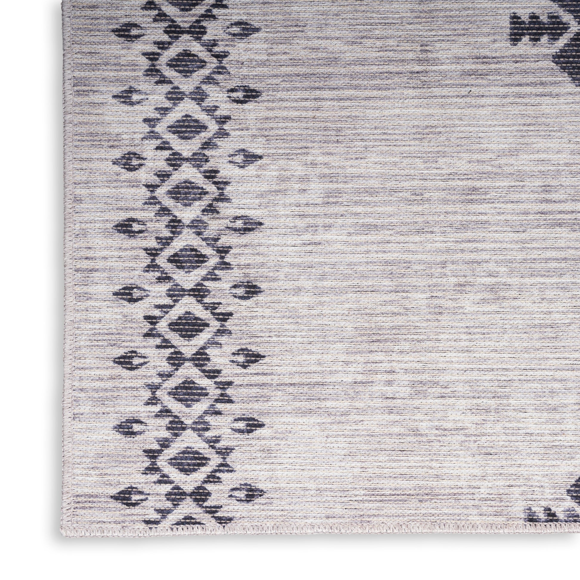 Nourison Home New Concept Washables  Ivory Charcoal  Contemporary