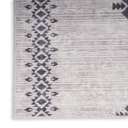Nourison Home New Concept Washables  Ivory Charcoal  Contemporary