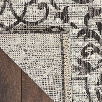 Nourison Home Country Side  Ivory Charcoal  Transitional