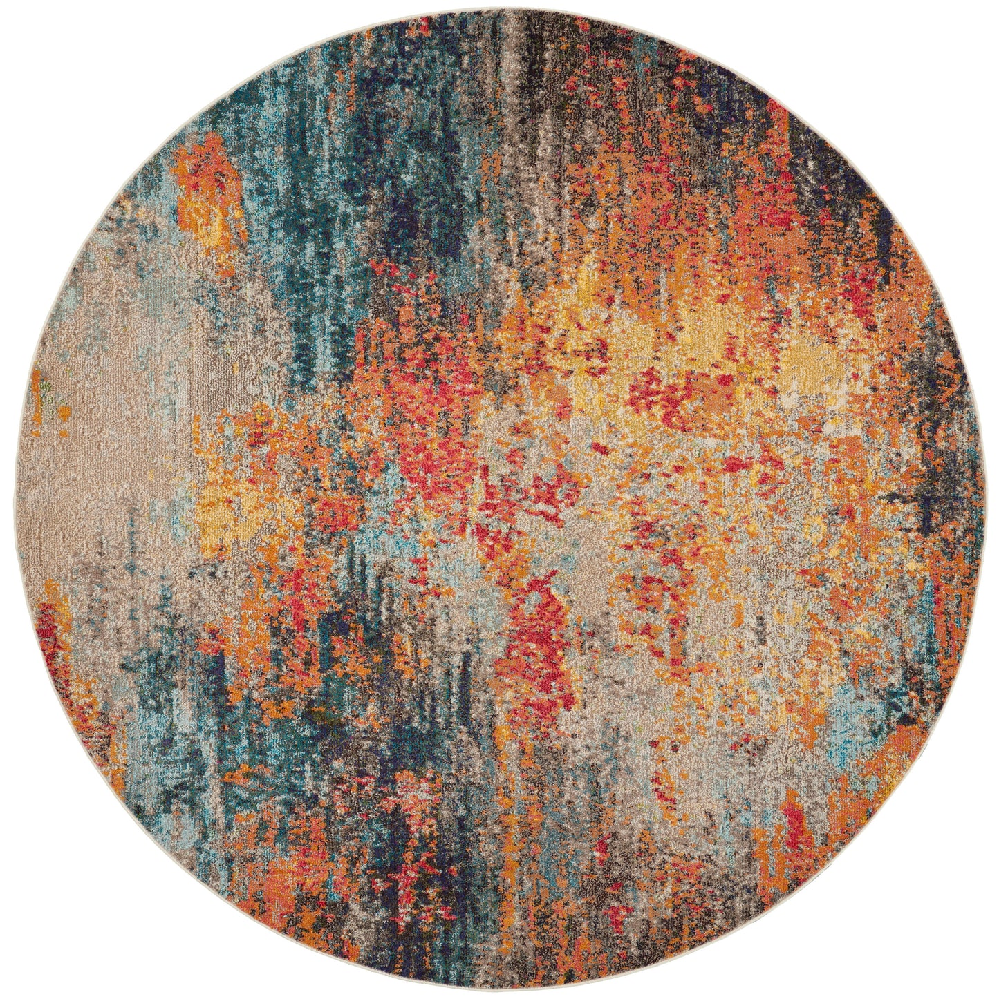 Nourison Home Celestial CES15 Multicolor Contemporary Power-loomed Rugs
