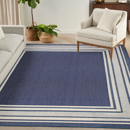 Nourison Home Horizon Indoor/Outdoor  Navy  Contemporary