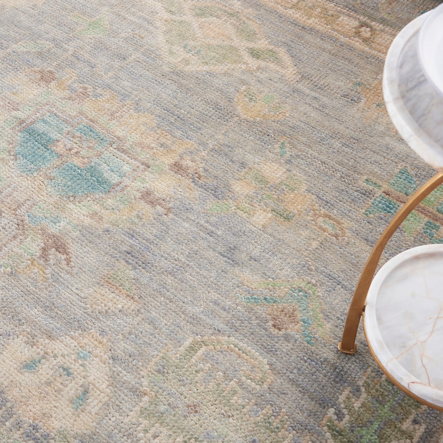 Nourison Home Odessa  Grey Multicolor  Traditional