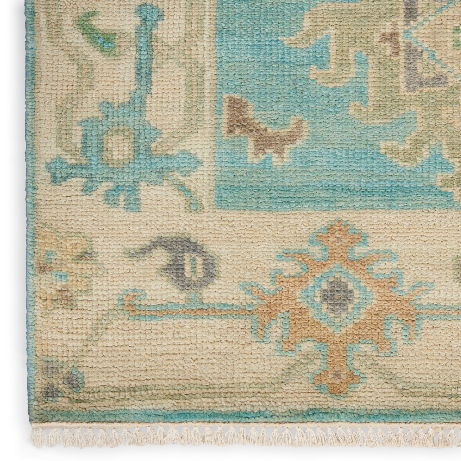 Nourison Home Odessa  Blue Multicolor  Traditional