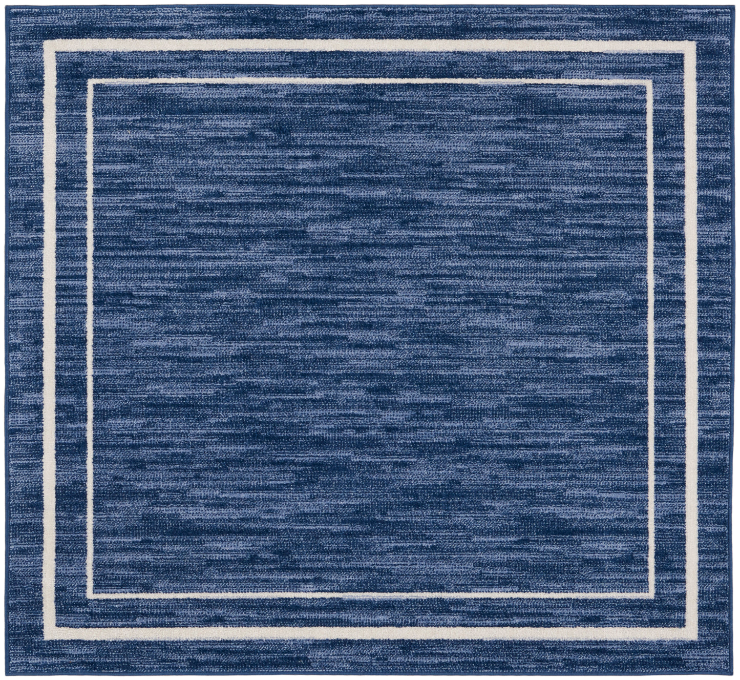 Nourison Home Nourison Essentials NRE02 Navy Ivory Contemporary Power-loomed Rug