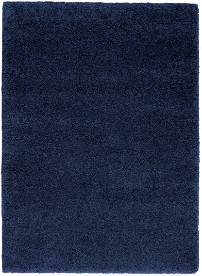 Nourison Home Malibu Shag MSG01 Navy Contemporary Power-loomed Rug