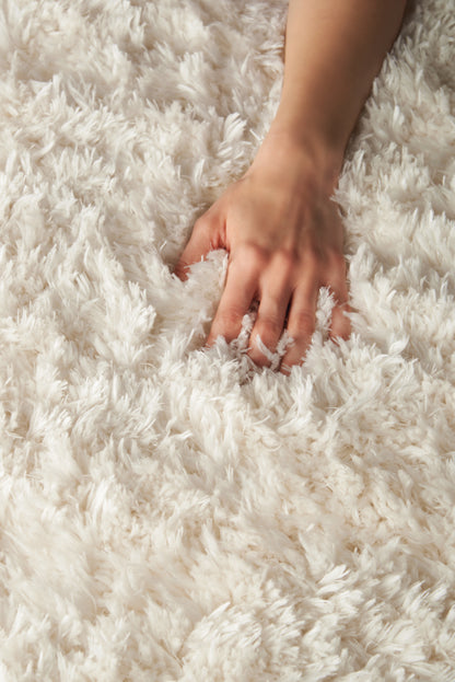 Nourison Home Luxe Shag  Ivory  Contemporary