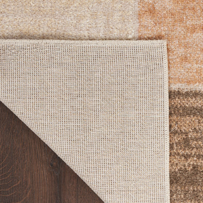 Nourison Home Astra Machine Washable  Beige Multicolor  Contemporary