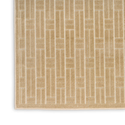 Nourison Home Washable Charm  Beige Ivory  Contemporary