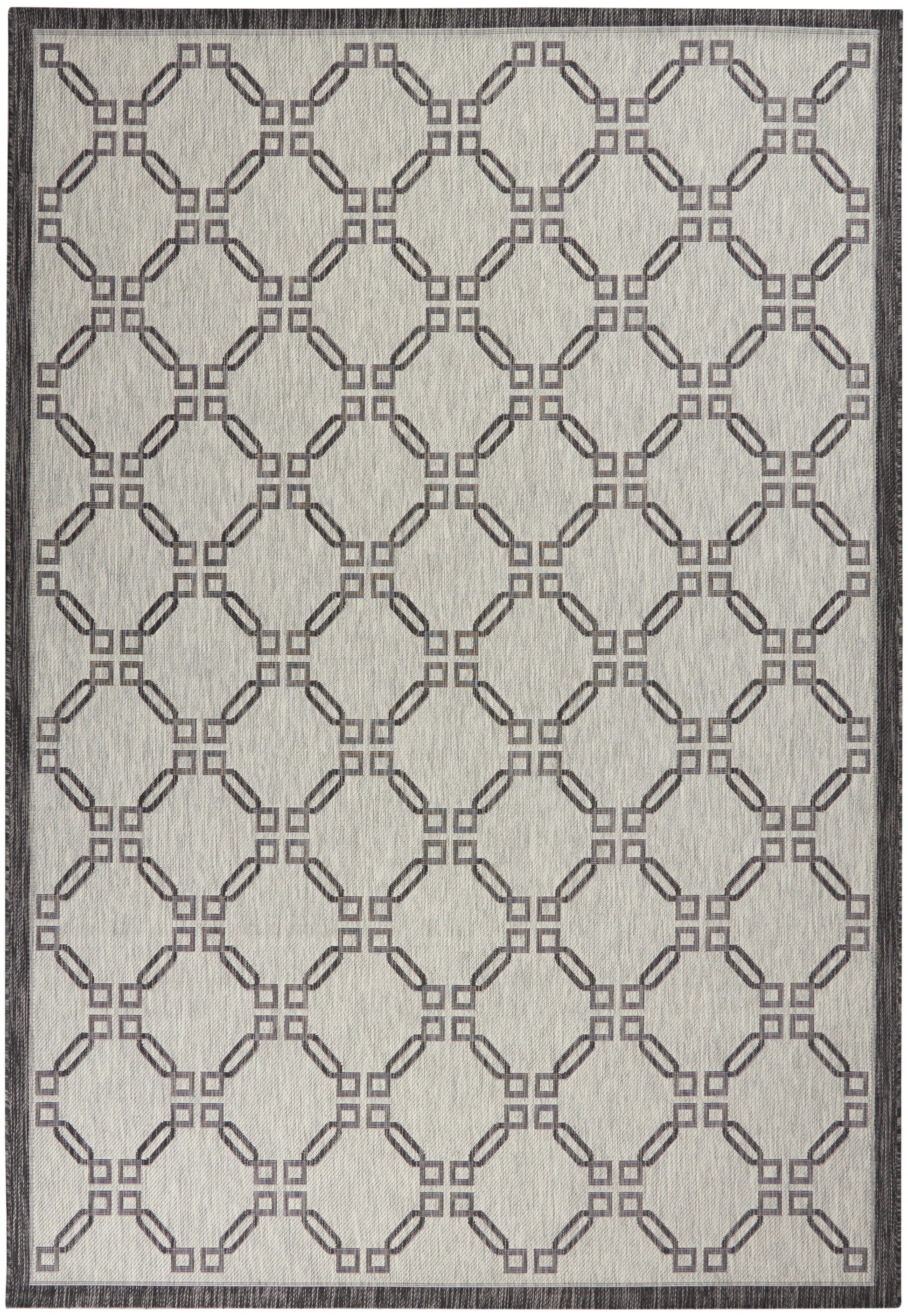 Nourison Home Country Side  Ivory Charcoal  Transitional