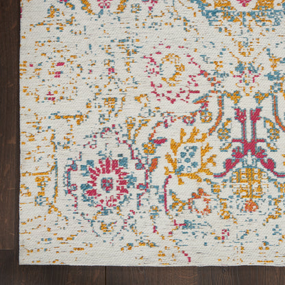 Nourison Home Damask  Multicolor  Transitional