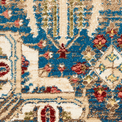 Nourison Home Karisma  Blue Ivory  Traditional