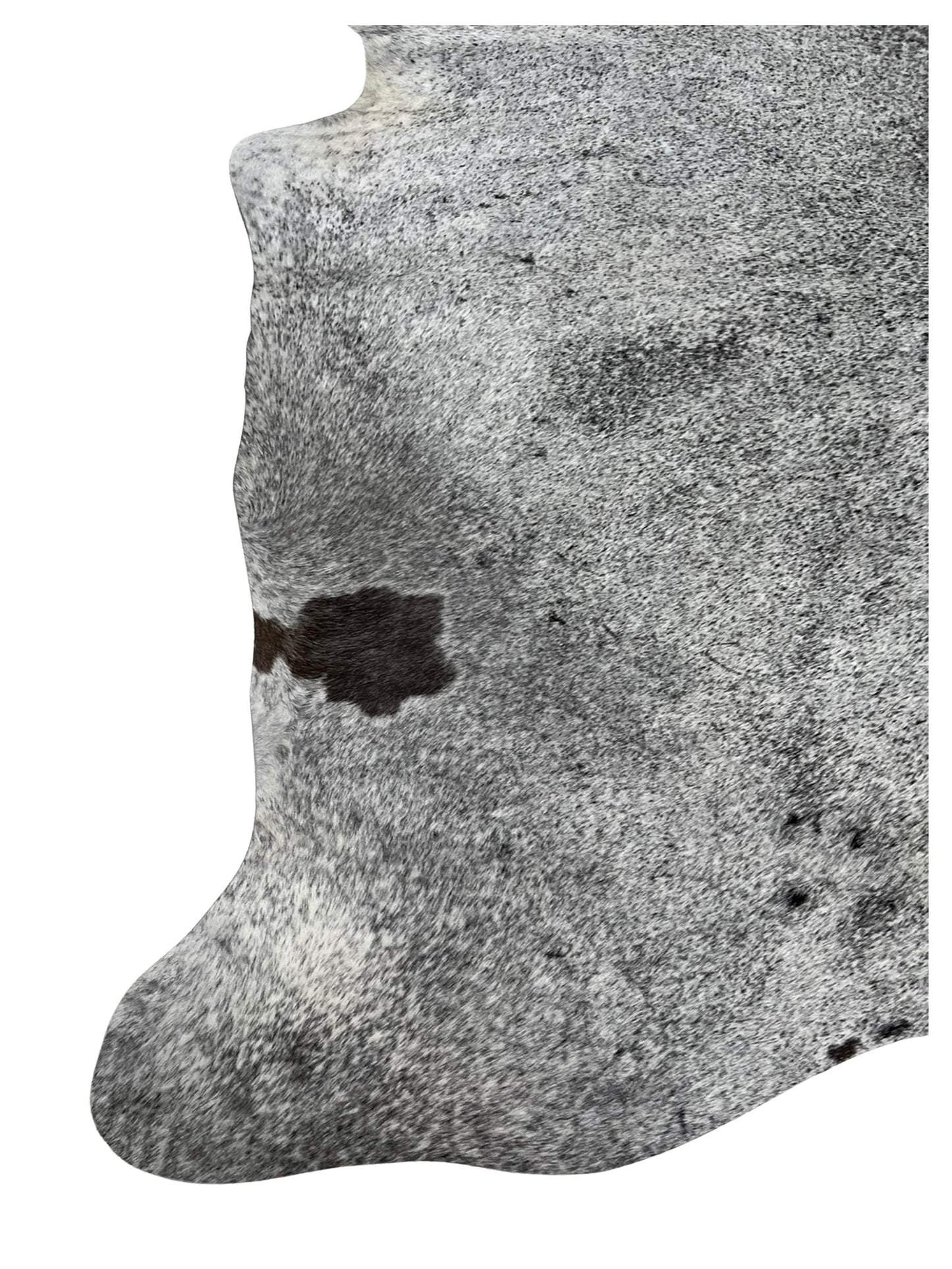 Artisan Claire 5585 White Black Hair on Hide Cowhide Shape Rug