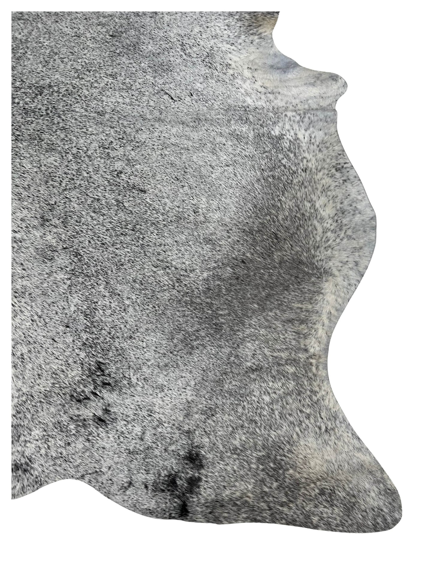 Artisan Claire 5585 White Black Hair on Hide Cowhide Shape Rug