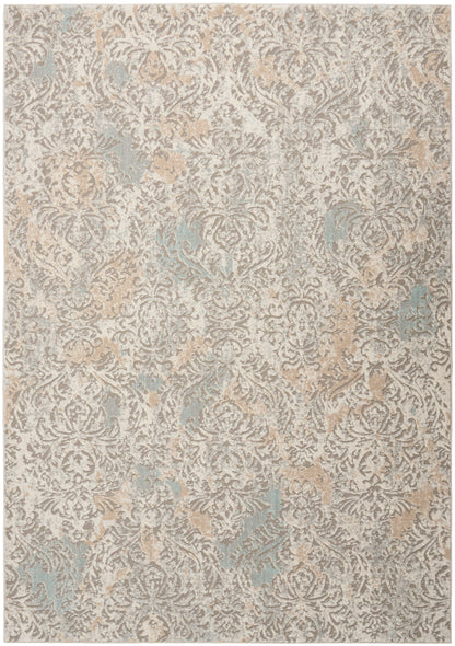 Nourison Home Marmara MRA05 Grey Ivory Contemporary Power-loomed Rug