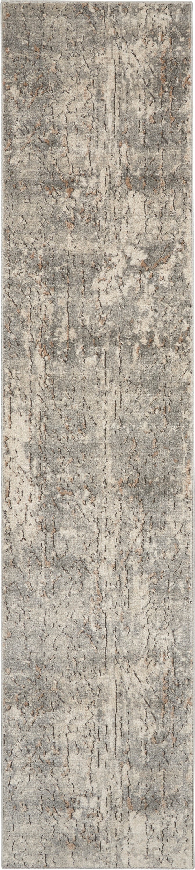 Nourison Home Quarry QUA03 Beige Grey Contemporary Power-loomed Rugs