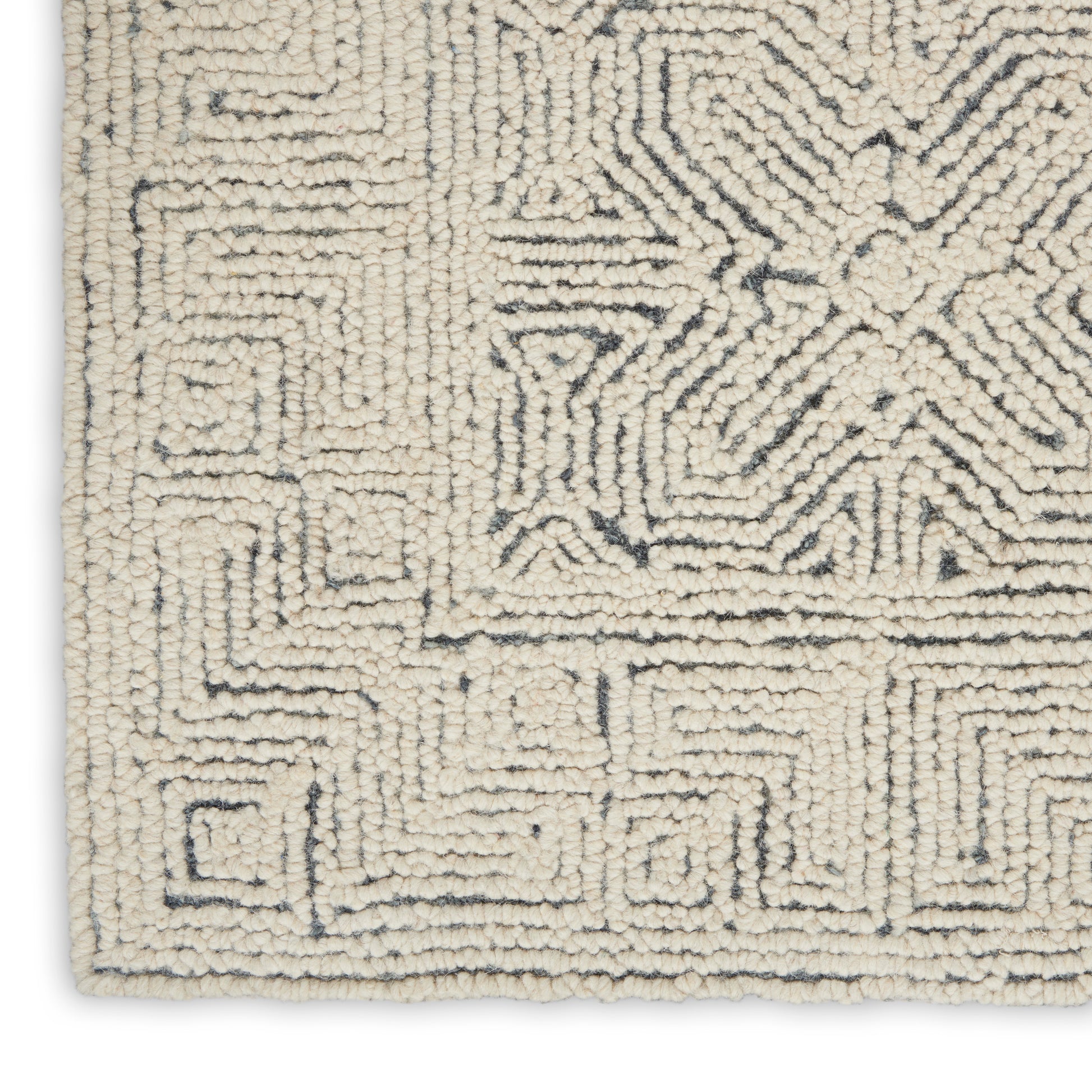 Nourison Home Colorado  Ivory Navy  Contemporary