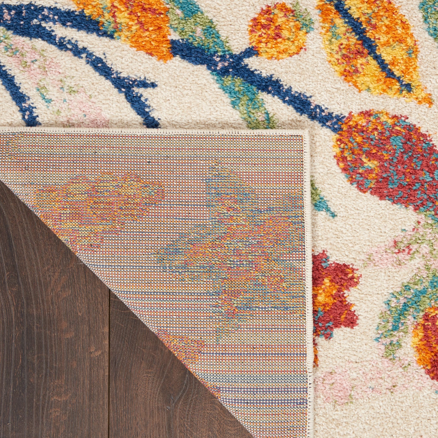 Nourison Home Allur  Ivory Multicolor  Contemporary