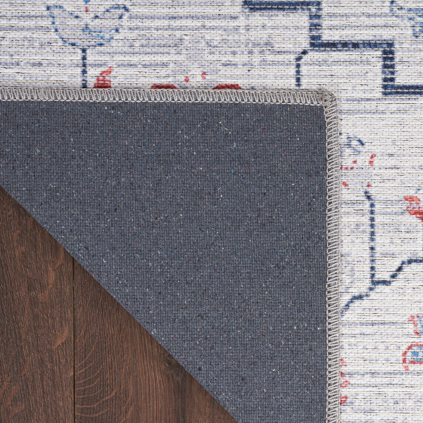 Nourison Home New Concept Washables  Ivory Blue  Contemporary