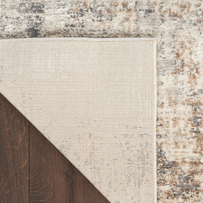 Nourison Home Sustainable Trends  Beige Grey  Contemporary