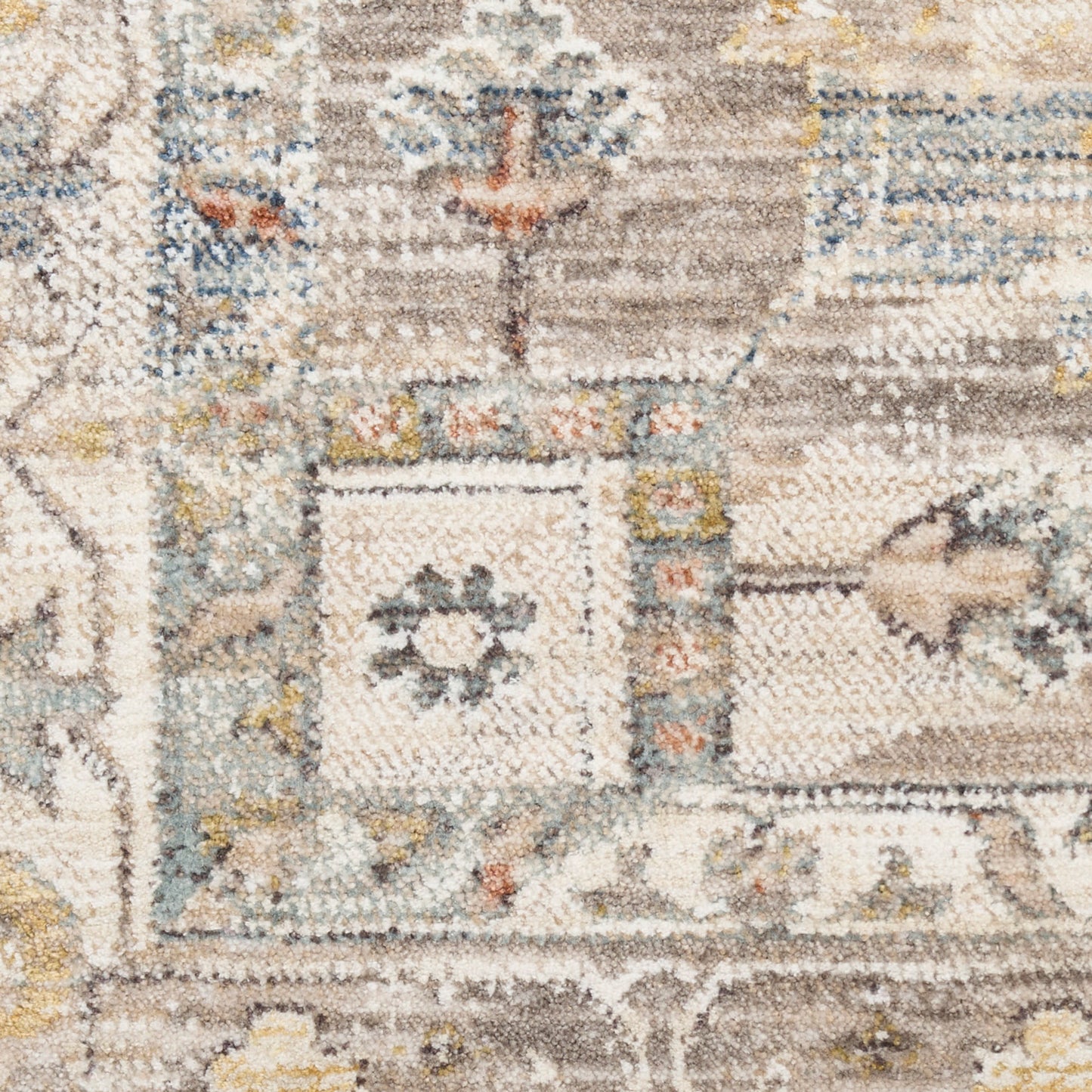 Nourison Home Antique Fusion  Ivory Multicolor  Traditional