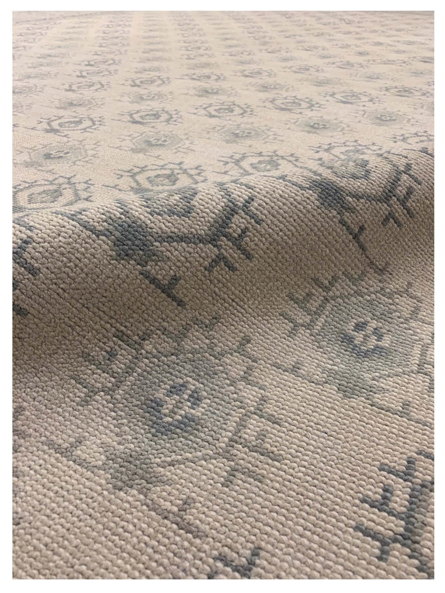 Artisan Rebecca Beige Grey Transitional Knotted Rug - Rugs - Artisan - Atlanta Designer Rugs