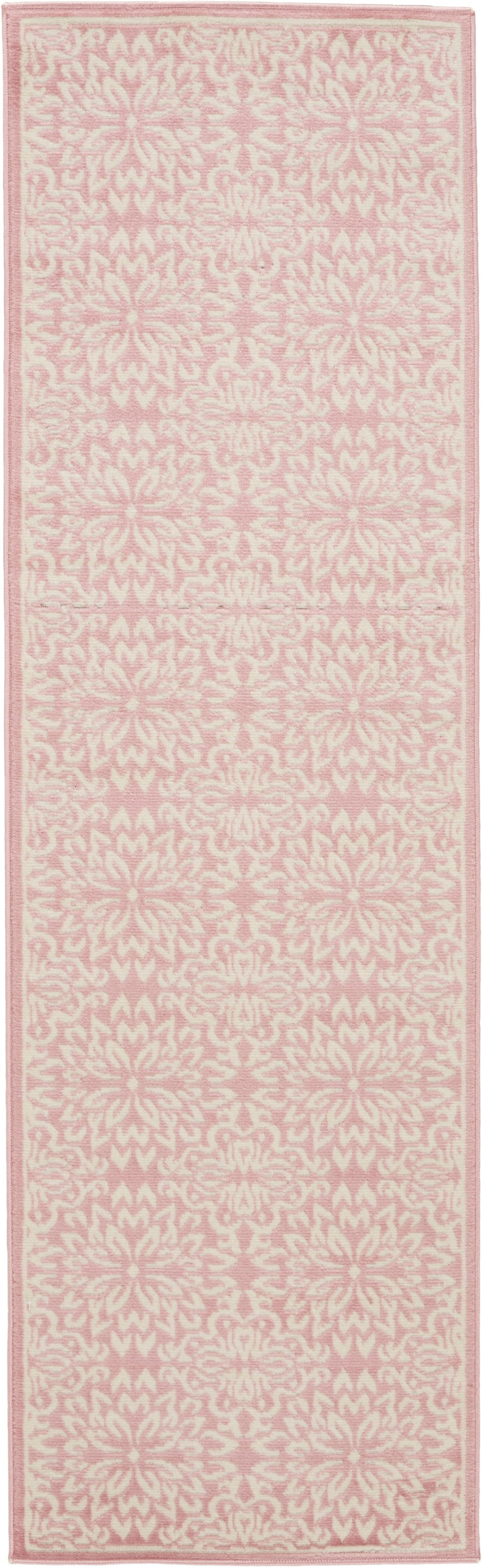 Nourison Home Jubilant JUB06 Ivory Pink Transitional Power-loomed Rug