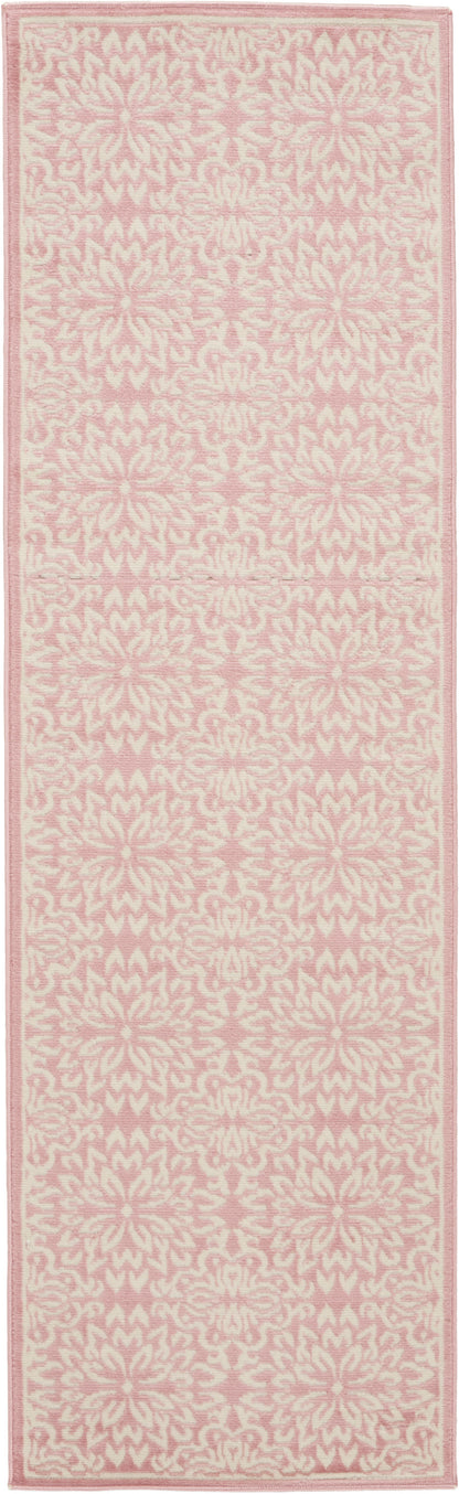 Nourison Home Jubilant JUB06 Ivory Pink Transitional Power-loomed Rug