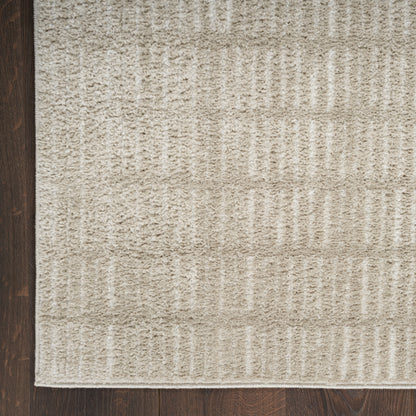 Nourison Home Modern Comfort  Grey Ivory  Contemporary