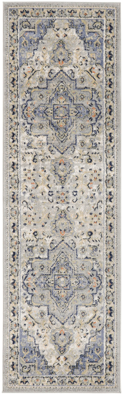 Nourison Home Nourison Essentials Persian NRE07 Blue Traditional Power-loomed Rug