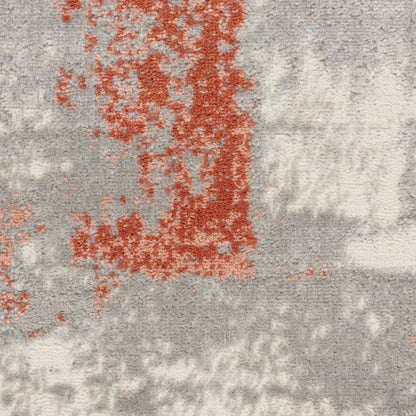 Nourison Home Elation  Grey Brick  Contemporary