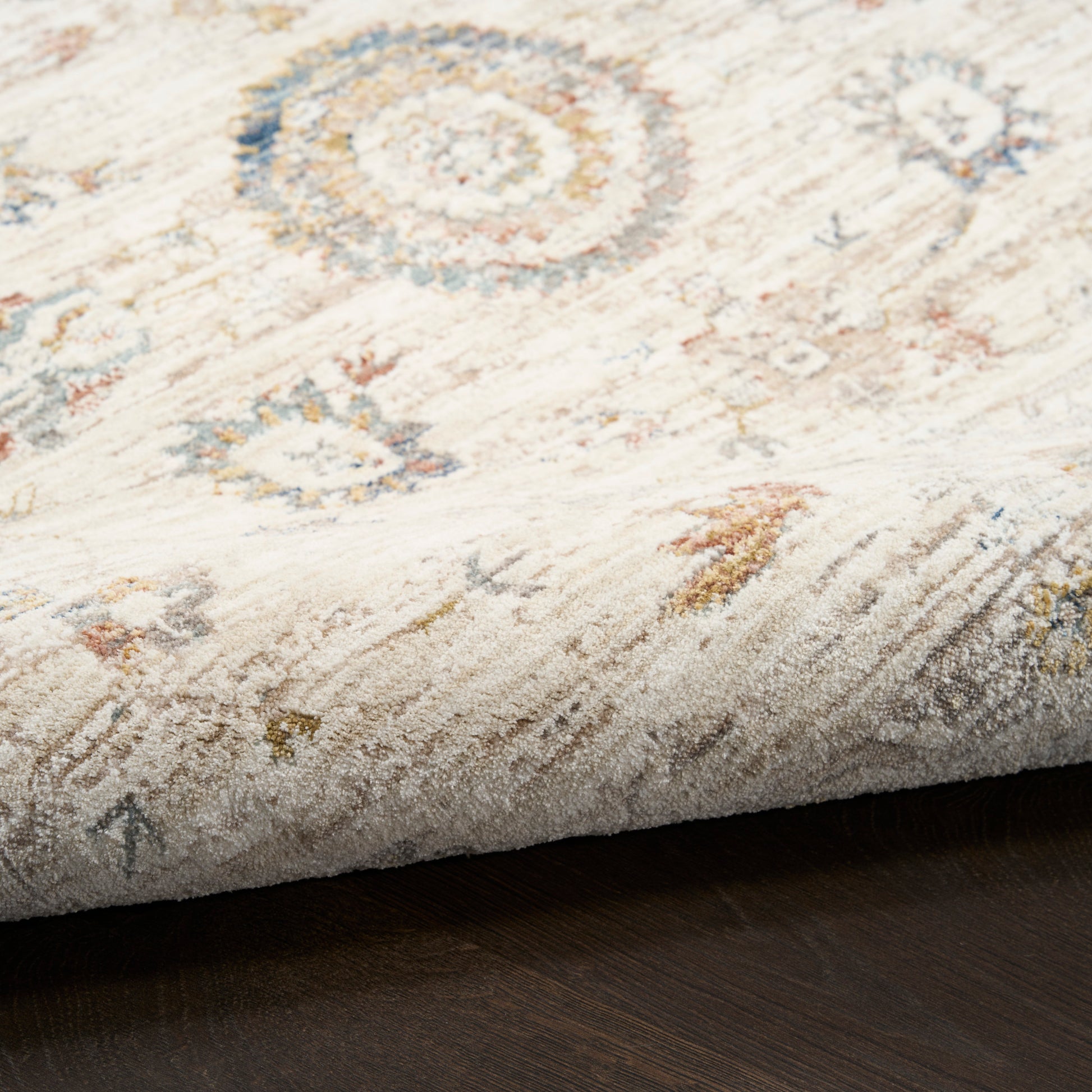 Nourison Home Antique Fusion  Ivory Multicolor  Traditional