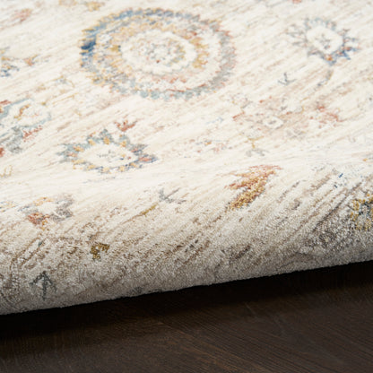 Nourison Home Antique Fusion  Ivory Multicolor  Traditional