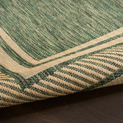 Nourison Home Horizon Indoor/Outdoor  Green  Contemporary