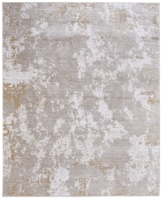 Feizy Sonora 39PLF Ivory Modern/Bohemian & Eclectic Machinemade Rug