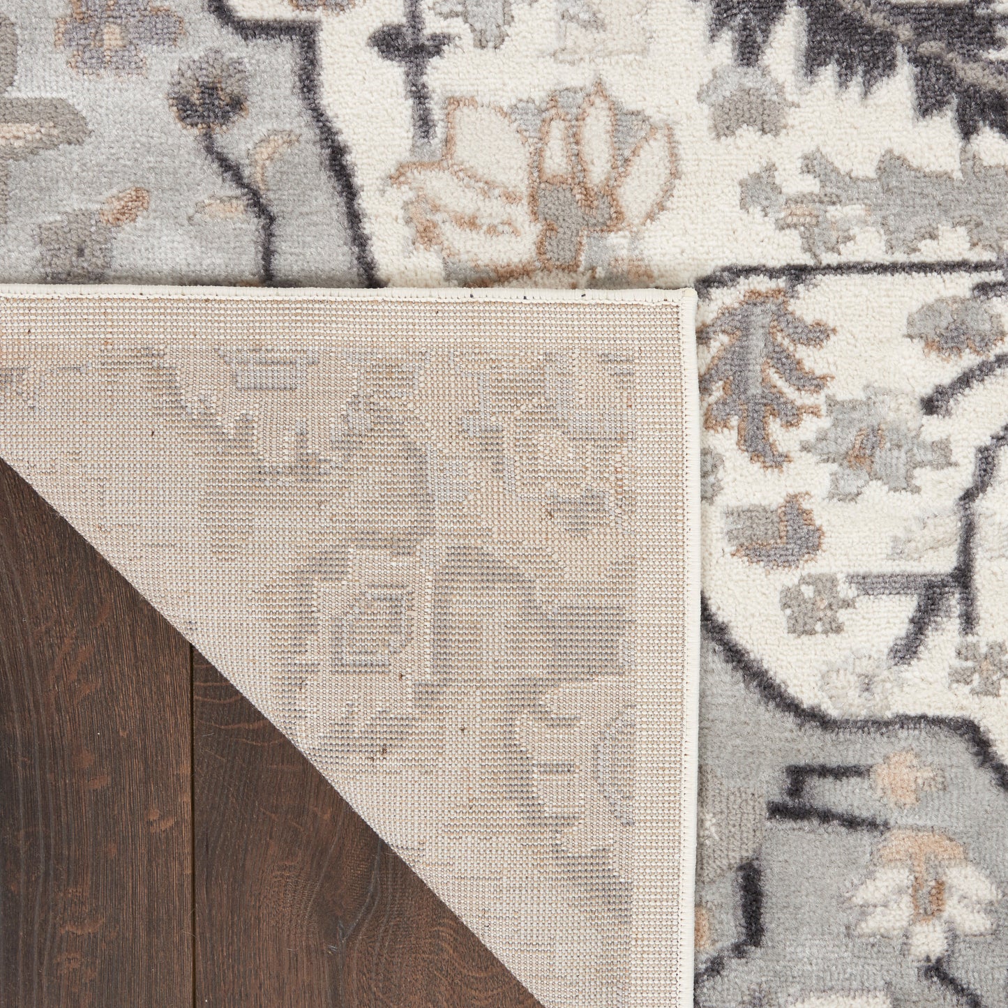 Nourison Home Elation  Ivory Grey  Traditional