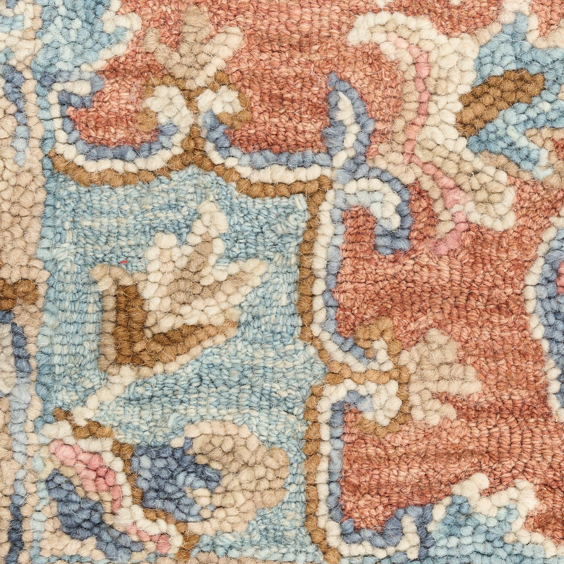 Nourison Home Maison  Rust Ivory  Traditional