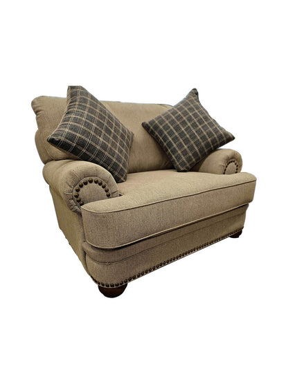 Eclectic Home Mackenzie Taupe Sofa Chair - Furnitures - Eclectic Home - Atlanta Designer Rugs