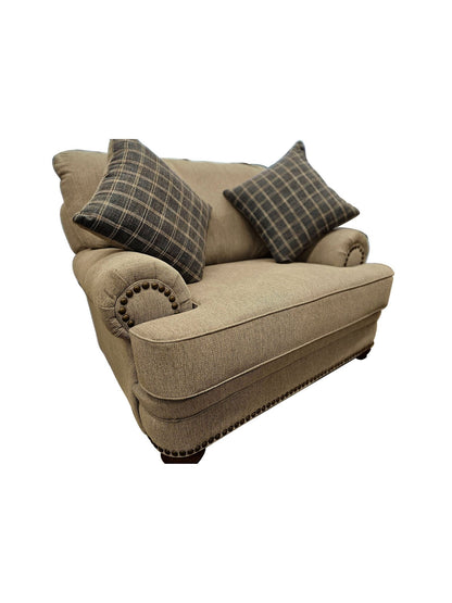 Eclectic Home Mackenzie Taupe Sofa Chair - Furnitures - Eclectic Home - Atlanta Designer Rugs