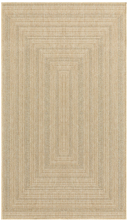 Nourison Home Tulum TLM04 Taupe Grey Contemporary Loom-woven Rug