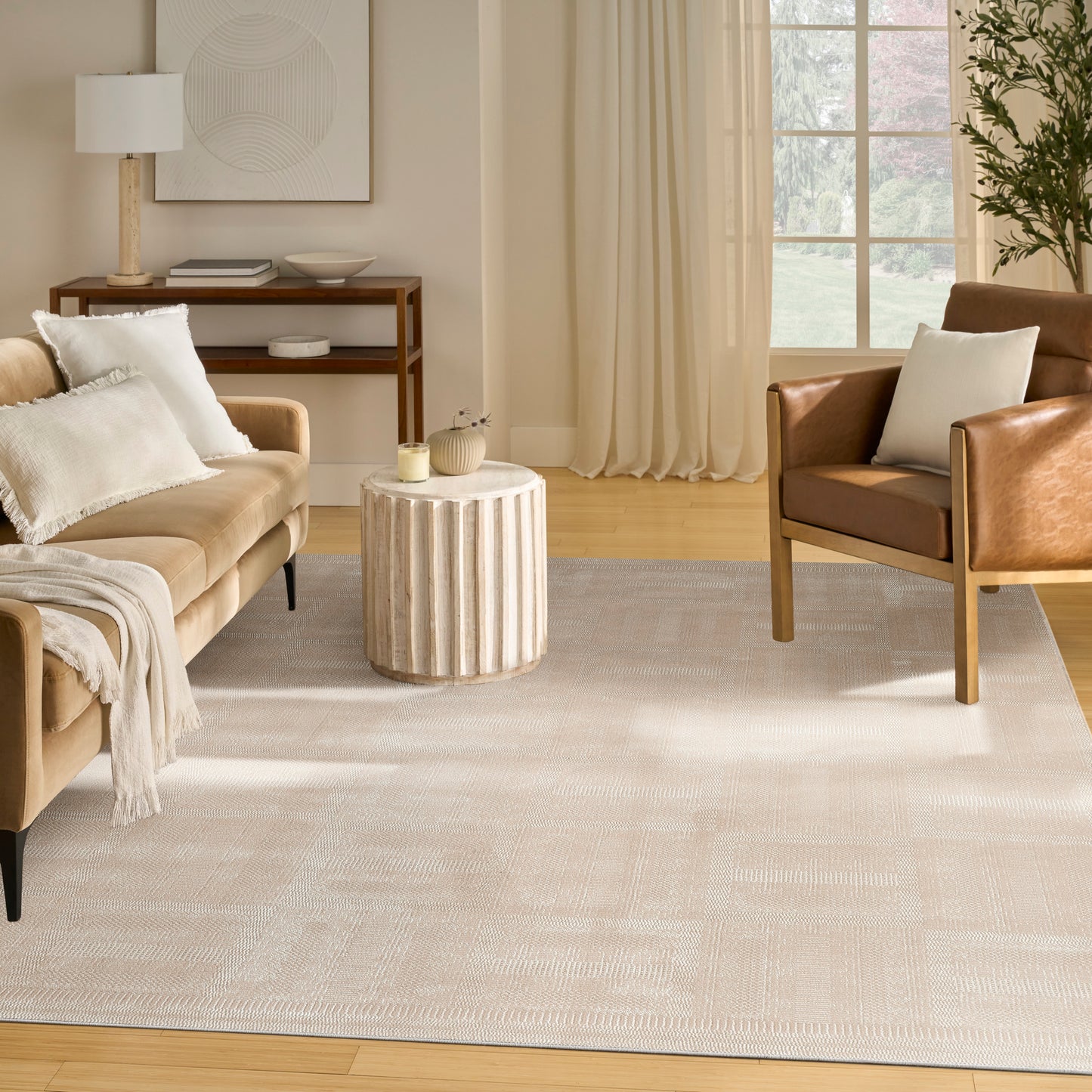 Nourison Home Nordic  Taupe  Contemporary