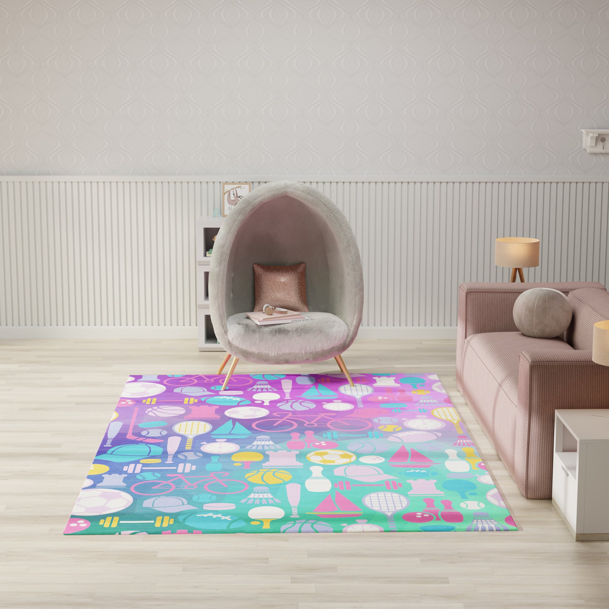 Nourison Home Imagination  Purple  Contemporary